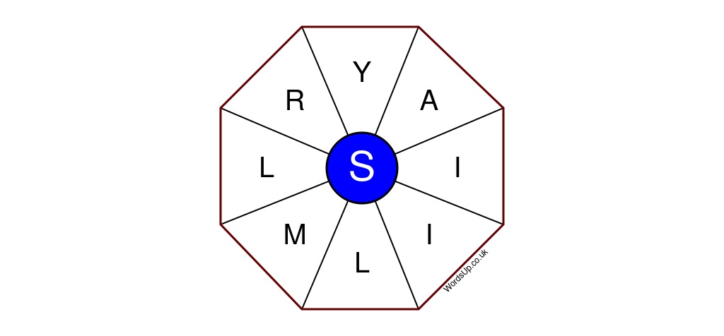 Word Wheel Puzzle #117