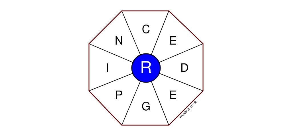 Word Wheel Puzzle #120