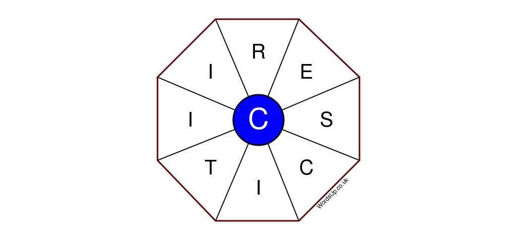 Word Wheel Puzzle #121