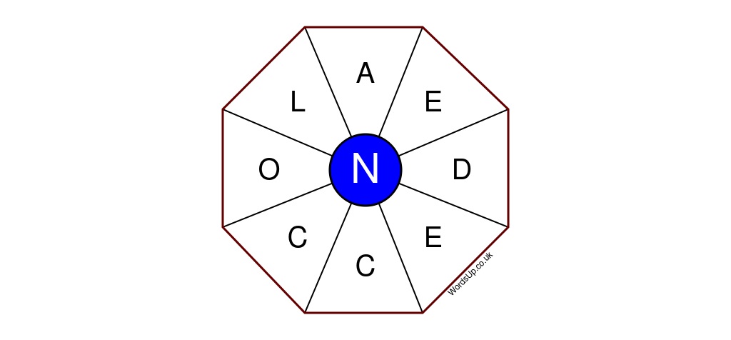 Word Wheel Puzzle #123