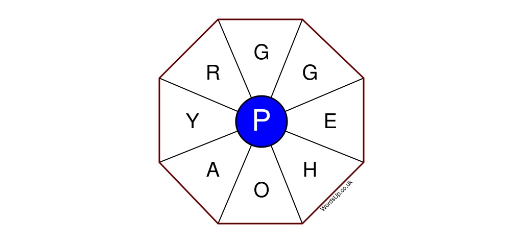 Word Wheel Puzzle #127