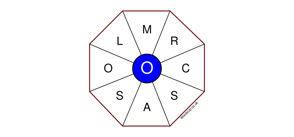 Word Wheel Puzzle #128