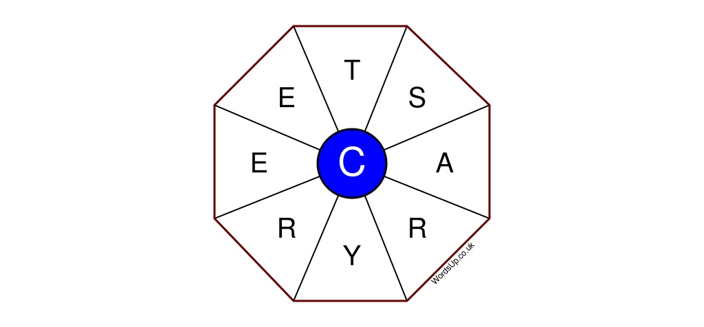 Word Wheel Puzzle #131