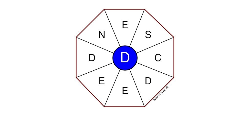 Word Wheel Puzzle #132