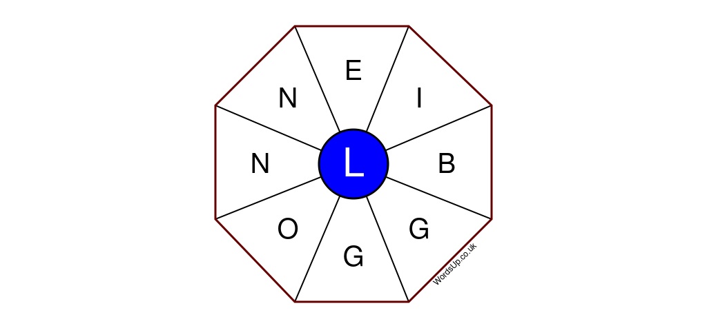 Word Wheel Puzzle #134