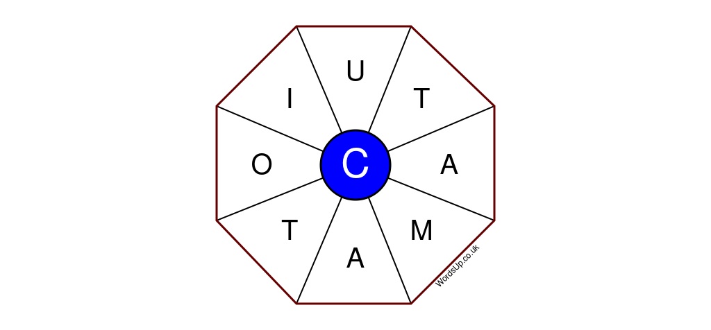 Word Wheel Puzzle #138