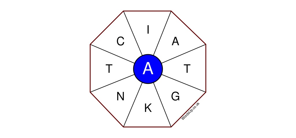 Word Wheel Puzzle #142