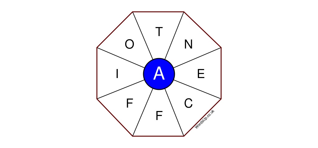 Word Wheel Puzzle #145