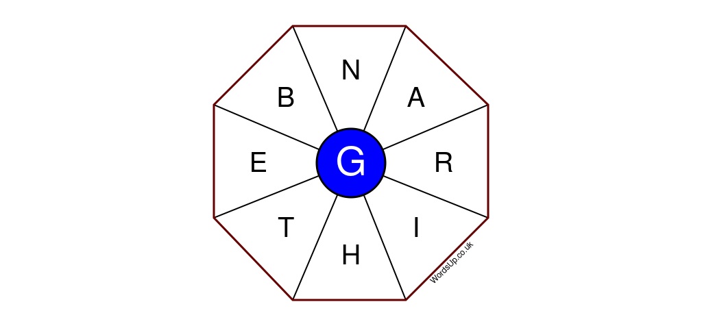 Word Wheel Puzzle #147