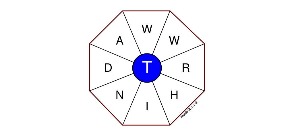 Word Wheel Puzzle #153