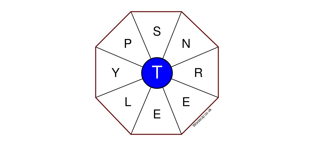 Word Wheel Puzzle #154