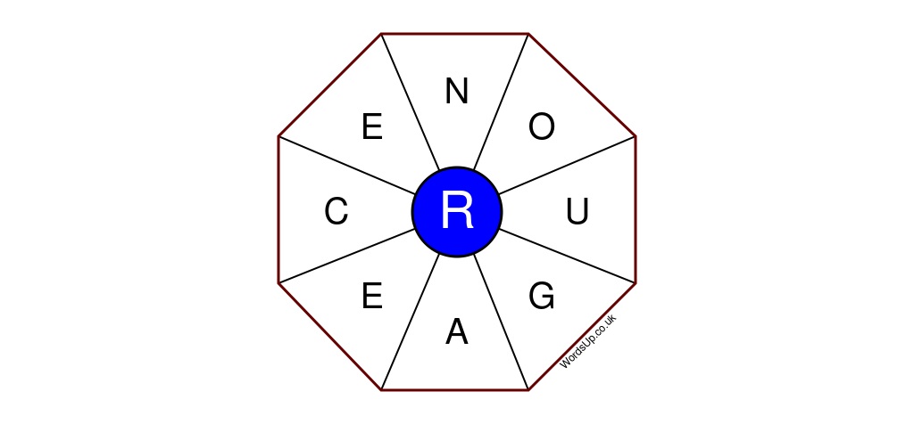 Word Wheel Puzzle #155