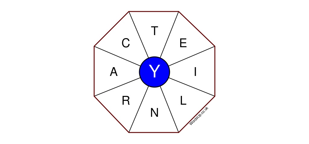 Word Wheel Puzzle #158