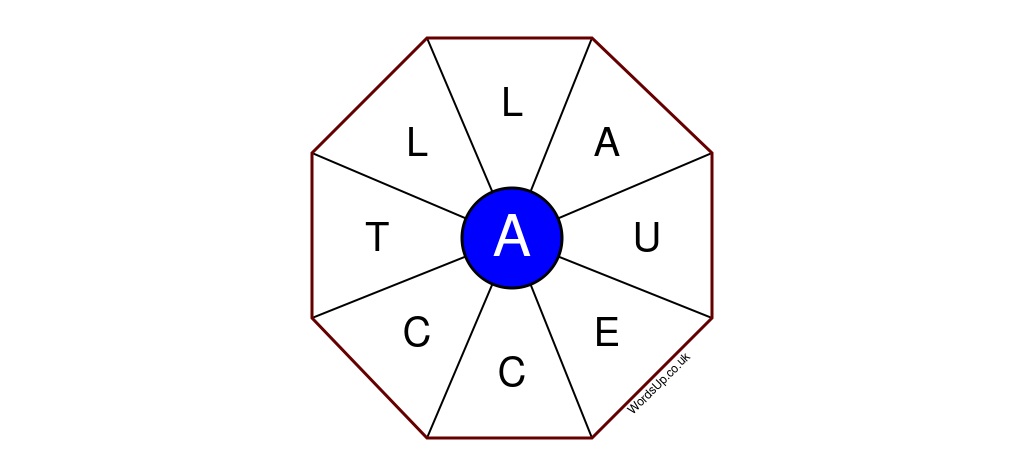 Word Wheel Puzzle #161