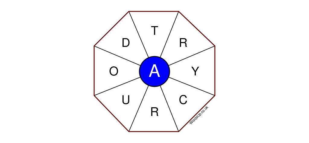 Word Wheel Puzzle #163