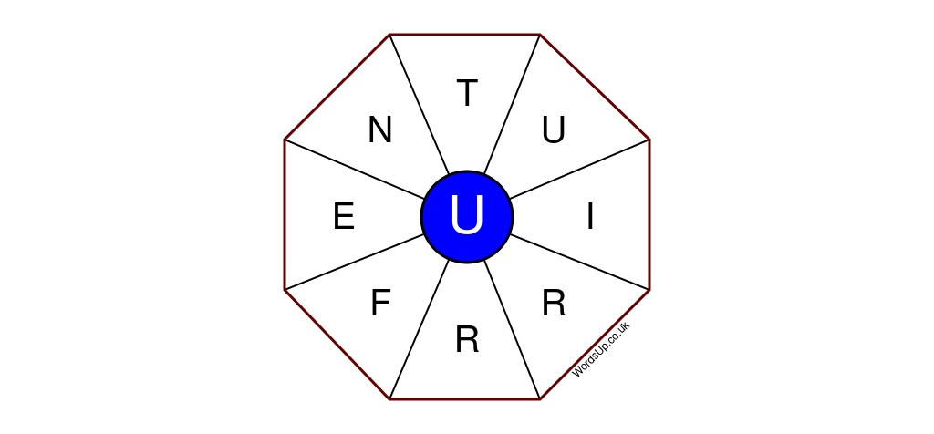 Word Wheel Puzzle #164