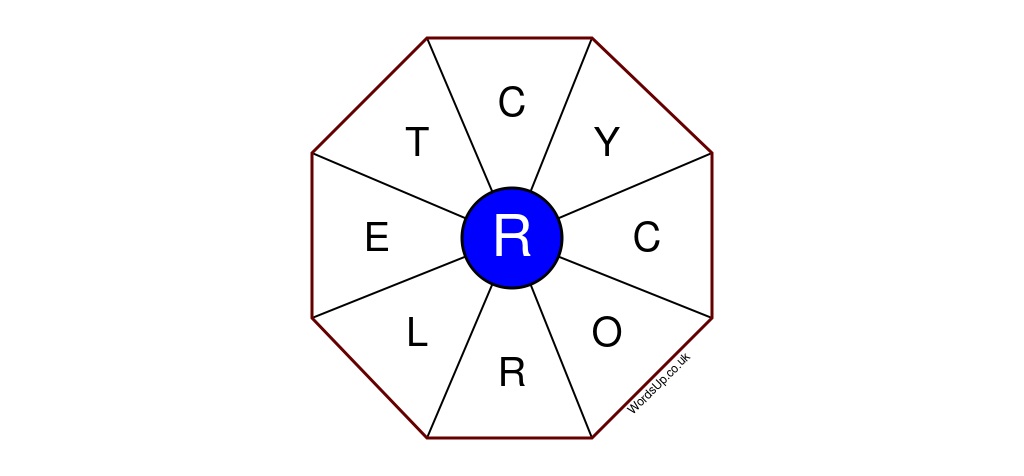 Word Wheel Puzzle #170