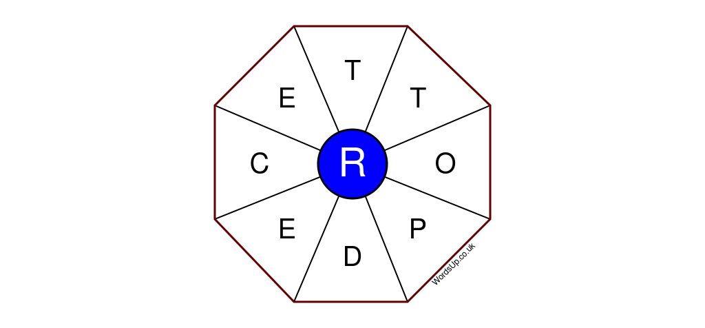 Word Wheel Puzzle #171