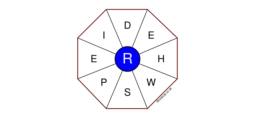 Word Wheel Puzzle #174