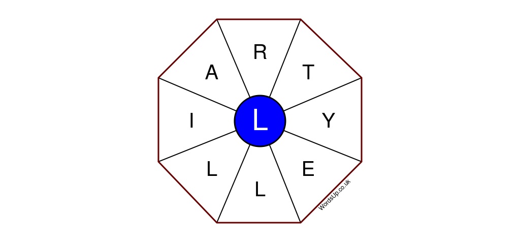 Word Wheel Puzzle #176