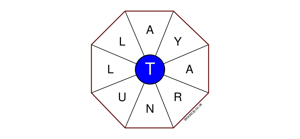 Word Wheel Puzzle #178