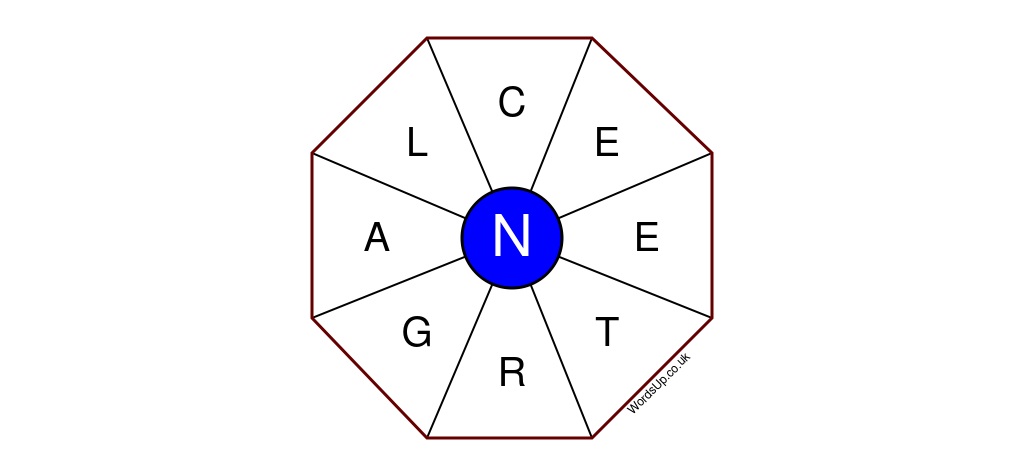 Word Wheel Puzzle #180