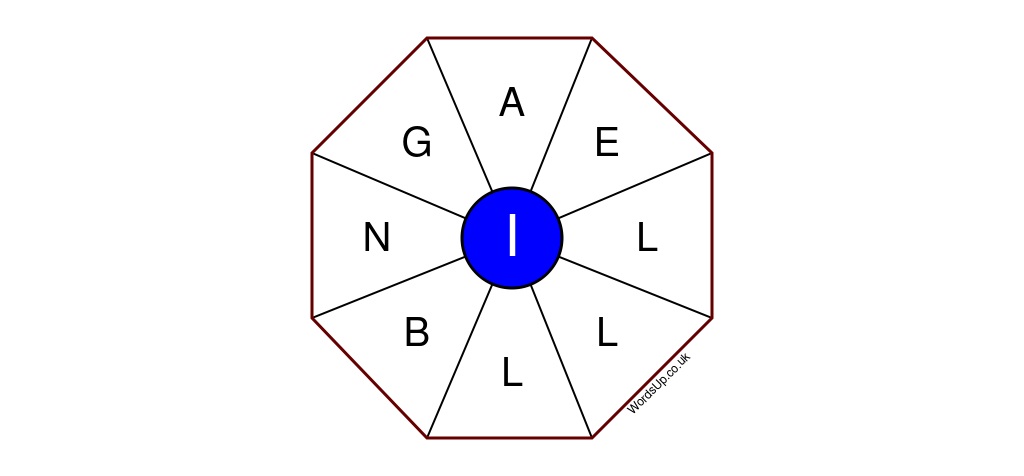 Word Wheel Puzzle #184