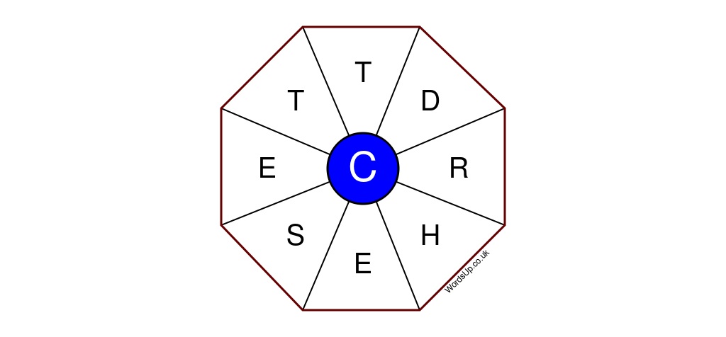 Word Wheel Puzzle #185