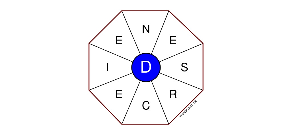 Word Wheel Puzzle #187