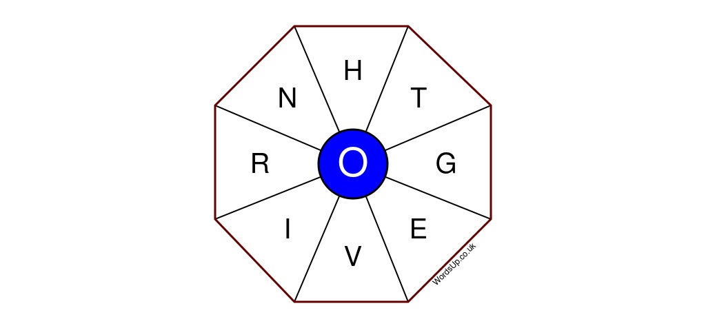 Word Wheel Puzzle #189