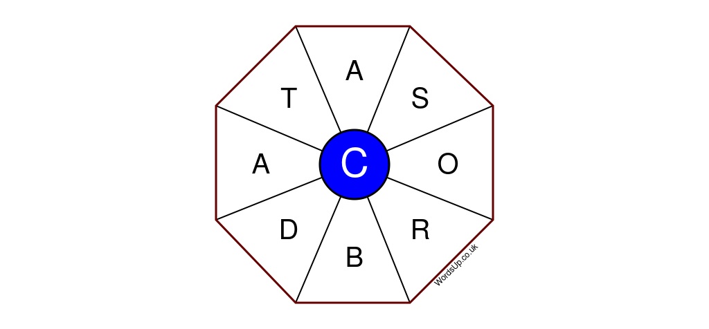 Word Wheel Puzzle #190