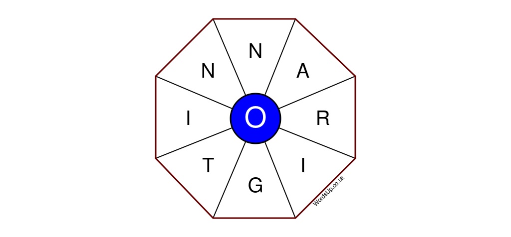 Word Wheel Puzzle #195