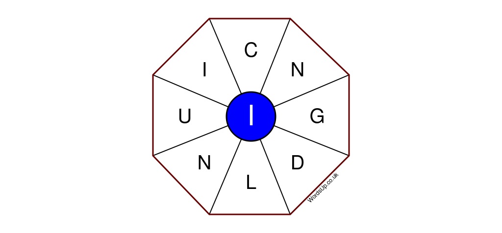 Word Wheel Puzzle #197