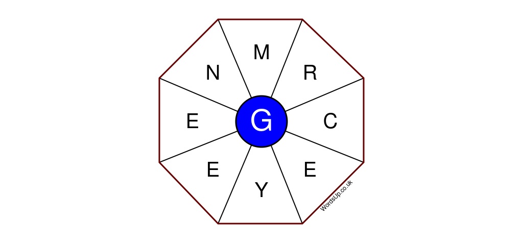 Word Wheel Puzzle #198