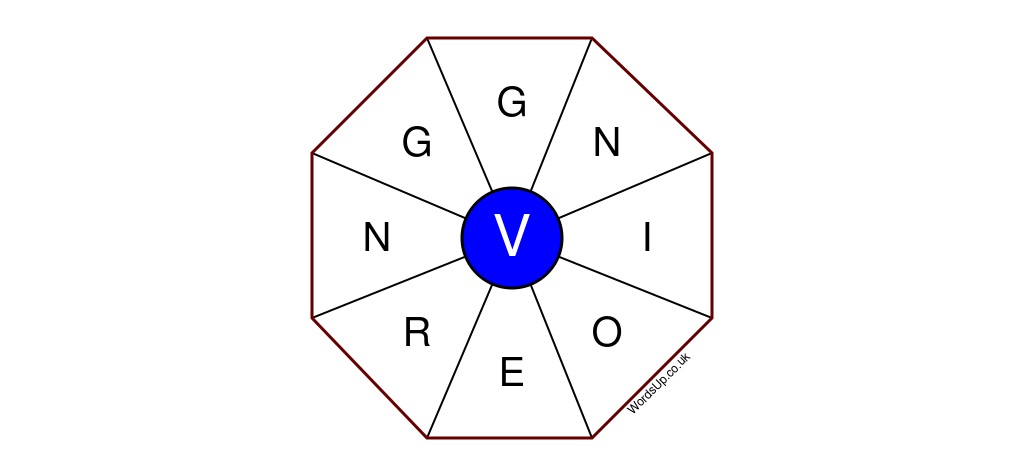 Word Wheel Puzzle #202