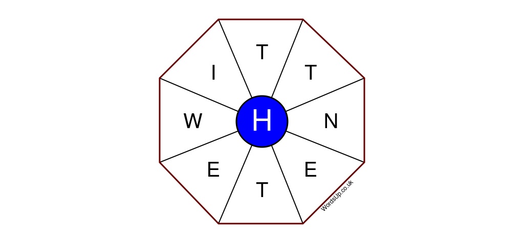 Word Wheel Puzzle #206