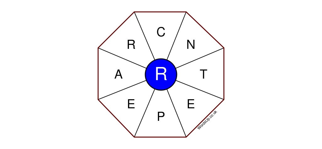 Word Wheel Puzzle #207