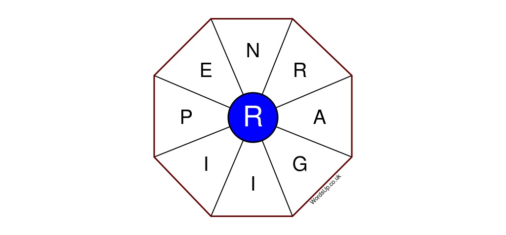 Word Wheel Puzzle #215