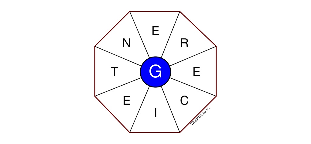 Word Wheel Puzzle #217