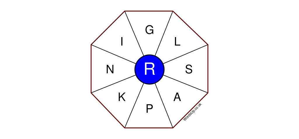 Word Wheel Puzzle #222