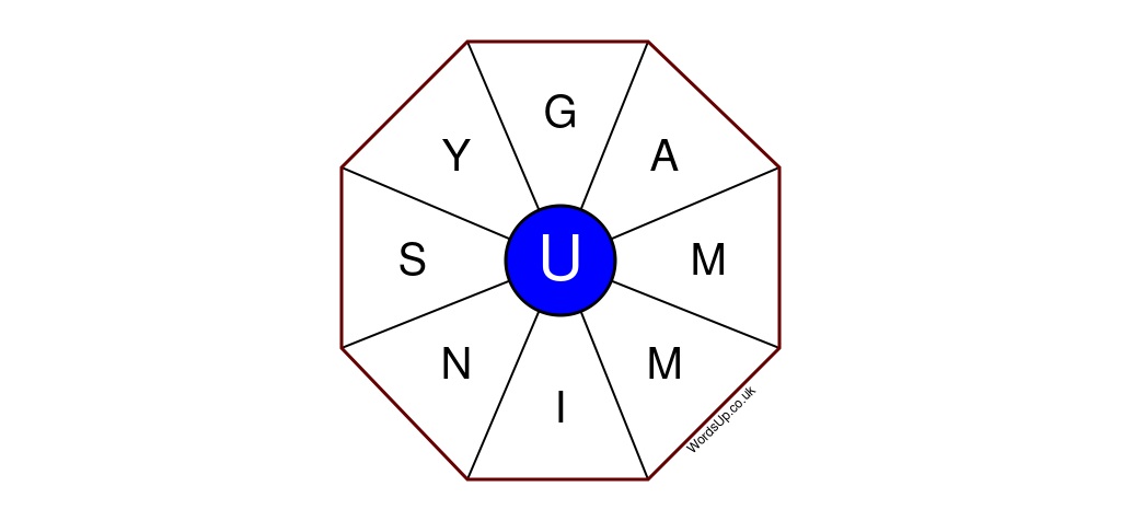 Word Wheel Puzzle #225