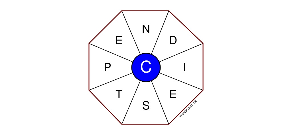 Word Wheel Puzzle #227