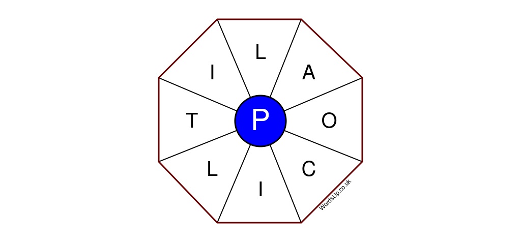 Word Wheel Puzzle #230