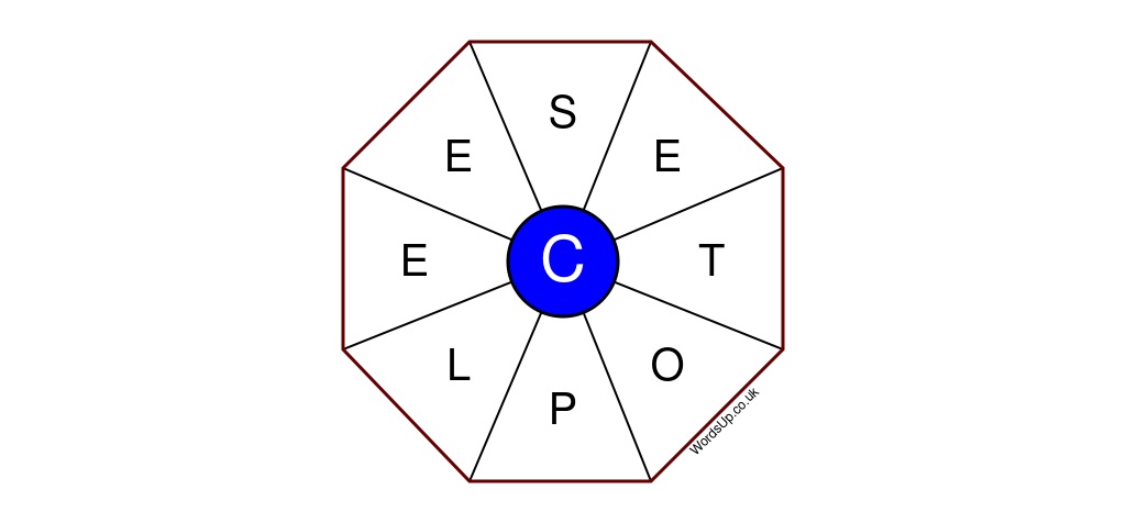 Word Wheel Puzzle #242