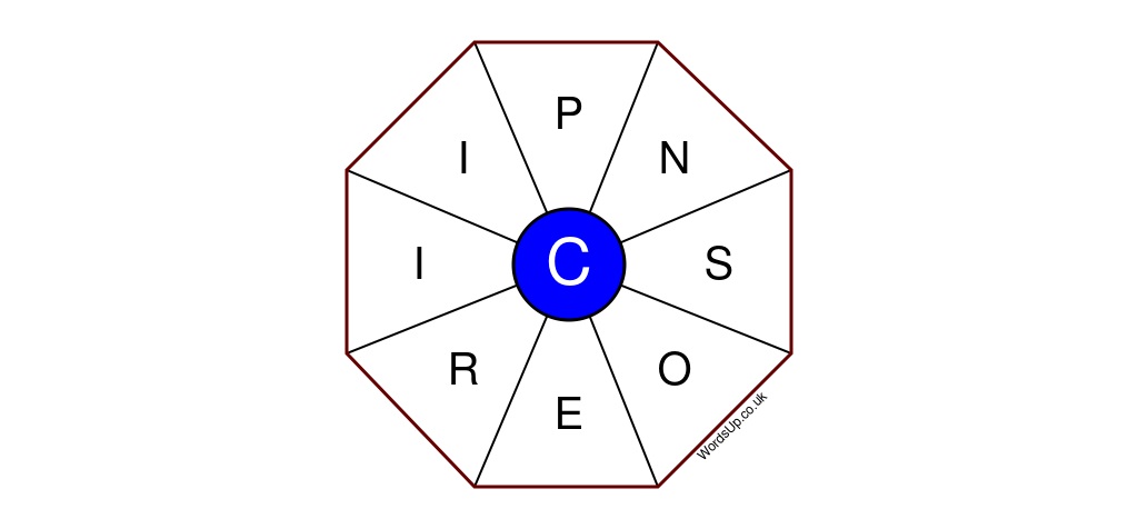 Word Wheel Puzzle #243