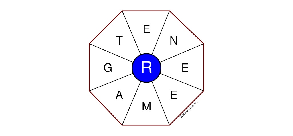 Word Wheel Puzzle #250