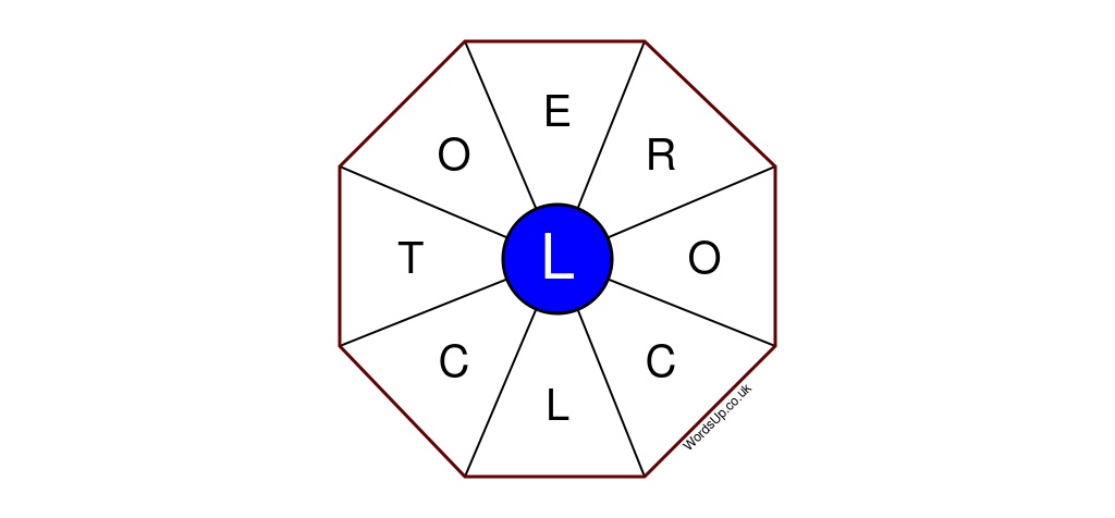 Word Wheel Puzzle #252