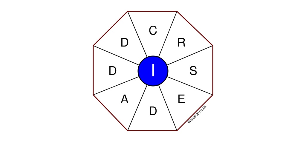 Word Wheel Puzzle #254