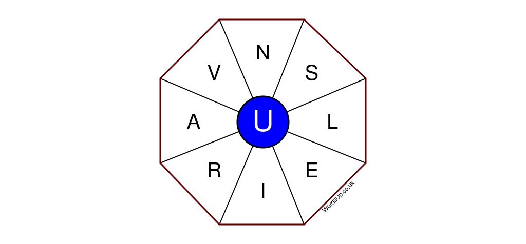 Word Wheel Puzzle #259