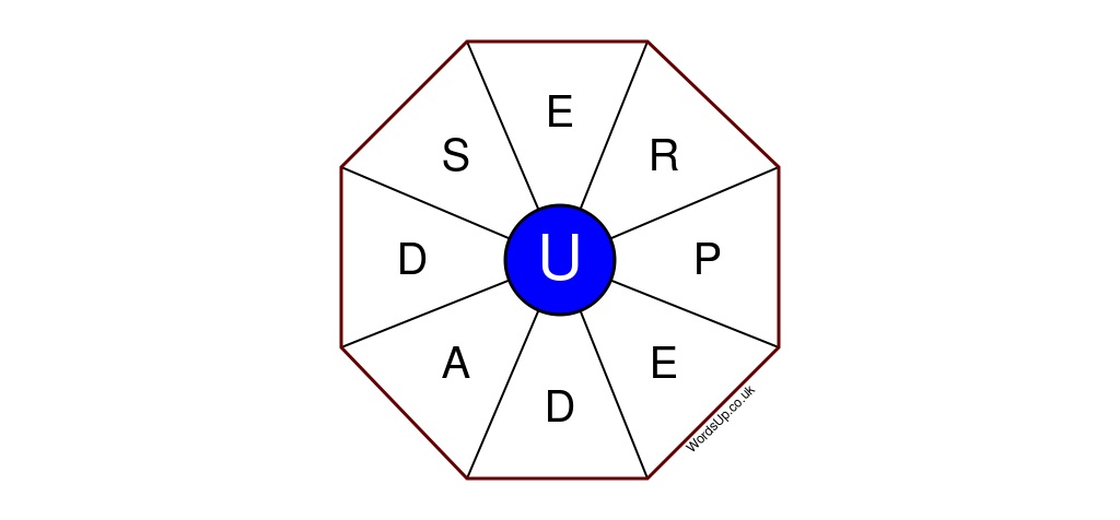 Word Wheel Puzzle #260